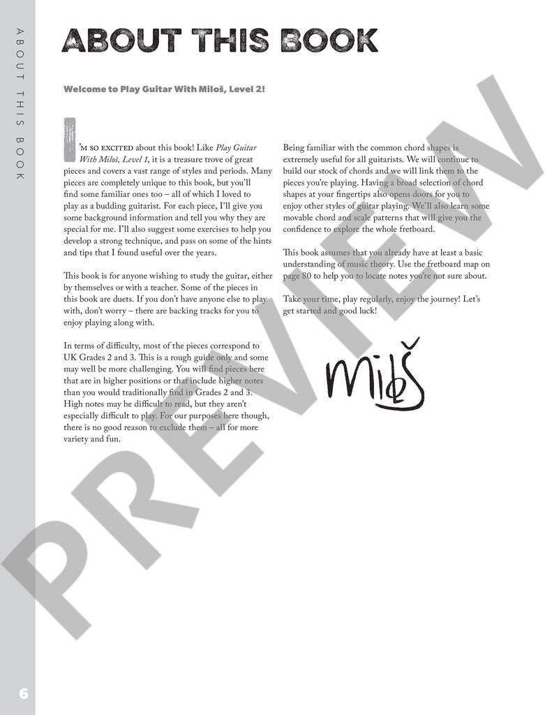 Play Guitar With Milos Book 2